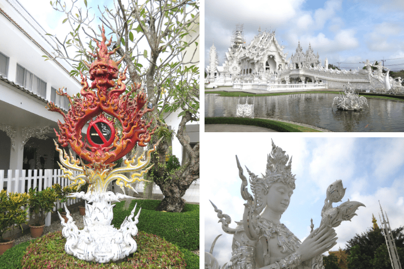 Wat Rong Khun (White Temple) in Chiang Rai